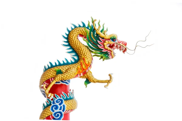 Dragon på stolpe — Stockfoto