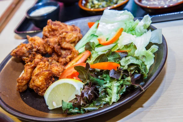 Frango frito estilo japonês — Fotografia de Stock