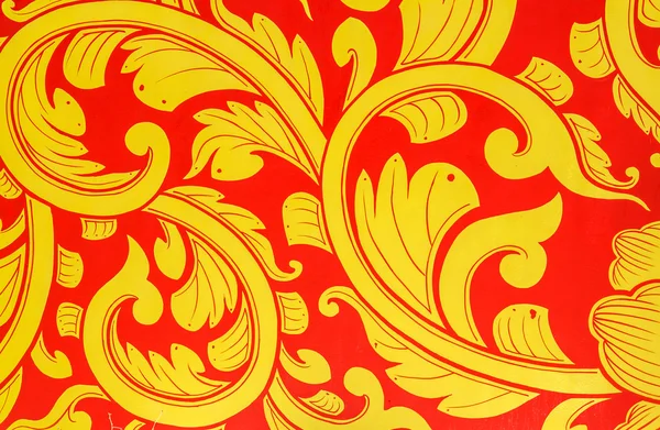 Golden lotus pattern — Stock Photo, Image