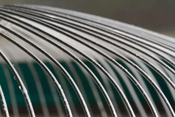 Ocelové ventilátor obal — Stock fotografie