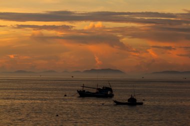 Koh Larne, Pattaya Chonburi Tayland Sunrise