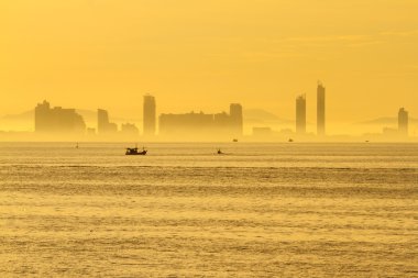 Koh Larne, Pattaya Chonburi Tayland Sunrise