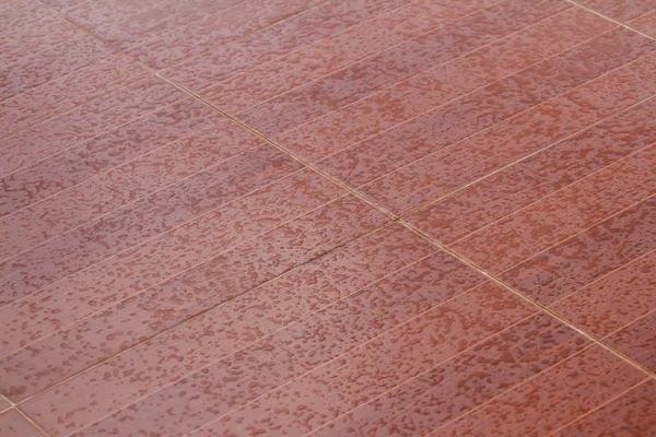 Wood floor wet after rain. — Stock Photo, Image