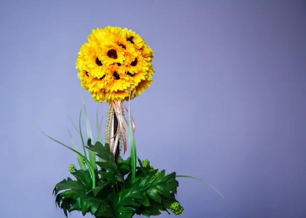 Sunflowers in a Vase — Stock Photo, Image