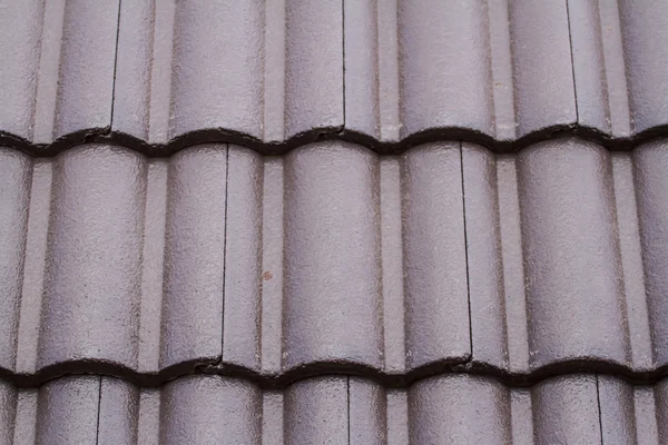 Dachówka brązowy dach — Zdjęcie stockowe