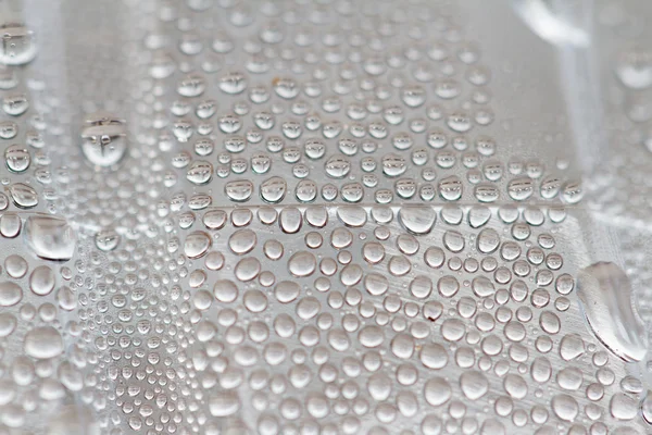 Wassertropfen auf Glas — Stockfoto