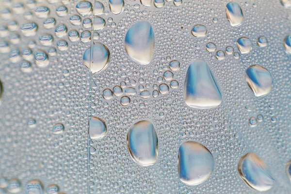 Wassertropfen auf Glas — Stockfoto