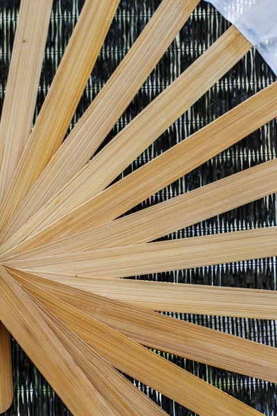 Abanico hecho de bambú — Foto de Stock