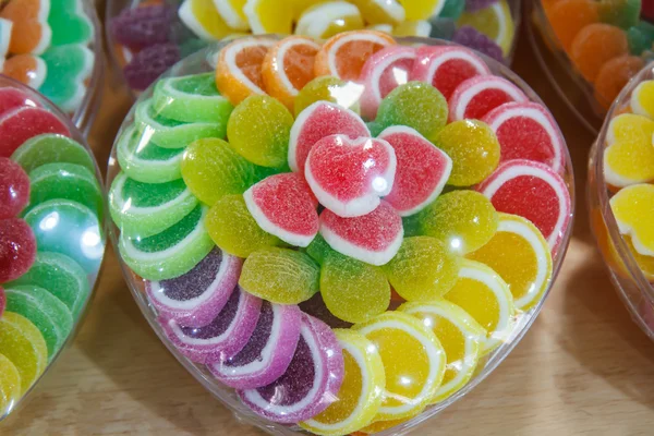 Candy színes szív — Stock Fotó