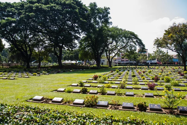 Allied War Cemetery, Kanchanaburi Thailandia — Foto Stock