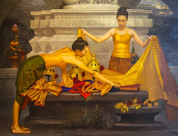 Bangkok - 6 Aralık: sanat sergi Kho Yai sanat Müzesinden yasağına — Stok fotoğraf