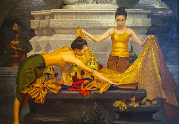 BANGKOK - 6 DE DICIEMBRE: exposición de arte de su Museo de arte Kho Yai en Ban —  Fotos de Stock