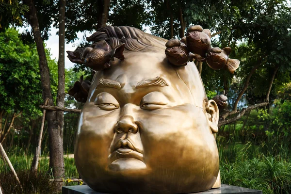 BANGKOK - DECEMBER 6: art exhibit his Kho Yai art  Museum in Ban — Stock Photo, Image