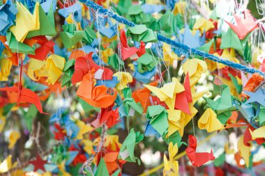 Kağıt katlama kuşlar