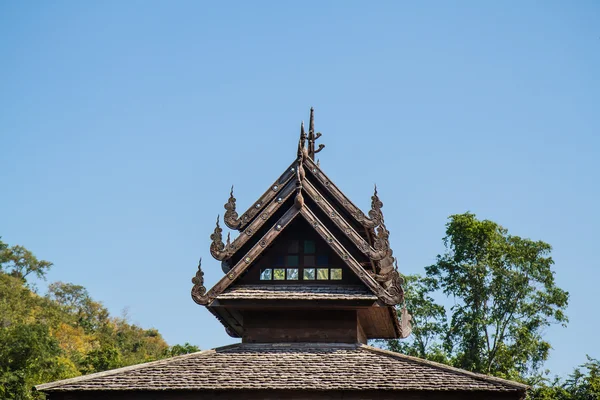 Schrift hall in de vijver, Thailand. — Stockfoto