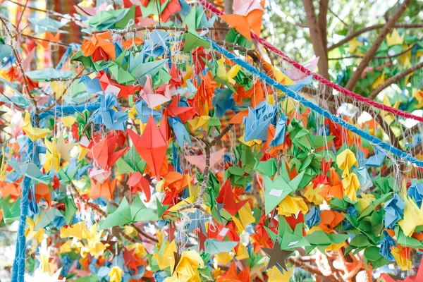 Aves de plegado de papel — Foto de Stock