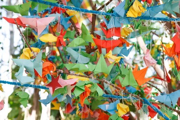 Aves de plegado de papel — Foto de Stock