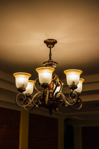 Lamp metal ceiling light fixture — Stock Photo, Image
