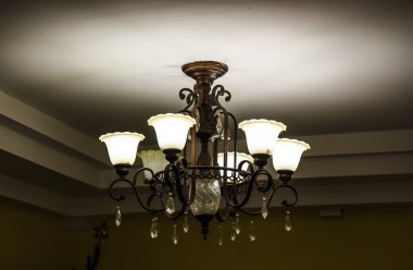 lamba metal tavan ışık fikstür