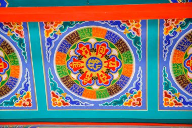 geleneksel Çin tarzı Tapınağı'nda wat leng-noei-yi nonthabu