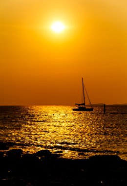 Sunset Beach Koh Larne Pattaya.Thailand üzerinde