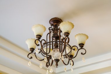 lamba metal tavan ışık fikstür