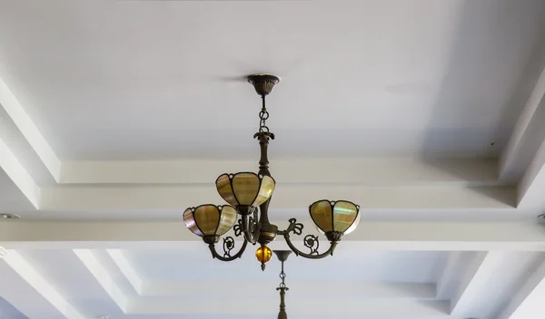 Lamp metal ceiling light fixture — Stock Photo, Image