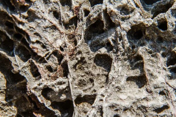 Textura kamene na pláži na Koh Larn Pattaya.Thailand — Stock fotografie