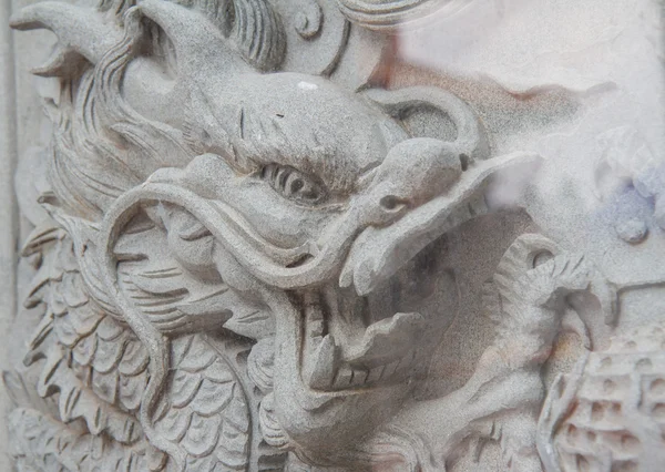Dragon sculptura — Fotografie, imagine de stoc