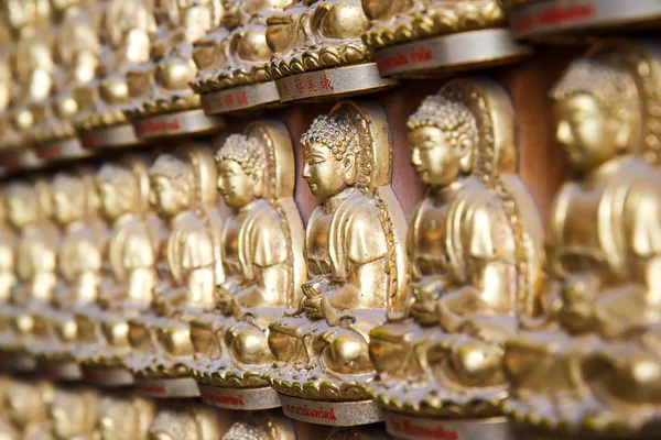 Estátuas de Buda Wat Borom Racha Kanchana Phisake (Wat Leng Noei Yi 2 ) — Fotografia de Stock