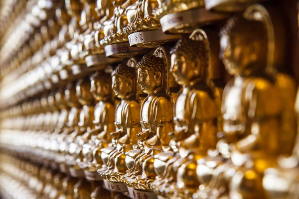 Buddha statues Wat Borom Racha Kanchana Phisake (Wat Leng Noei Yi 2) — Stock Photo, Image