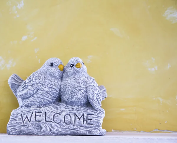 Statues two birds — Stock Photo, Image