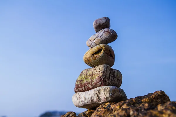 Rocks on the coast of the Sea in the nature — Stock Photo, Image