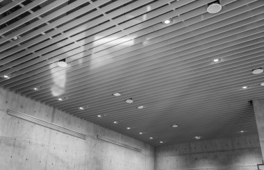 Siyah ve Beyaz Modern Binası 