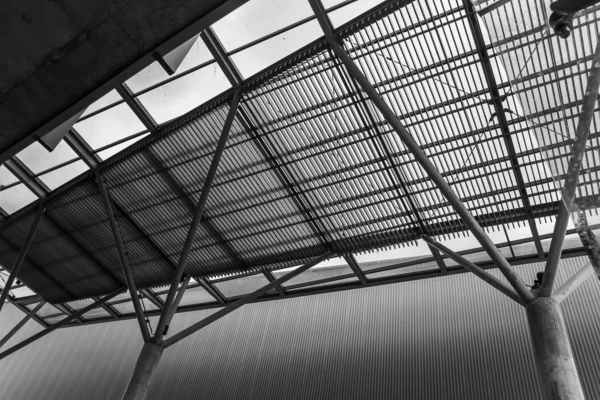 Black and white of Modern building — Stock Photo, Image