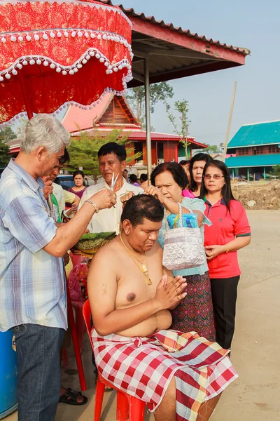 Bangkok March 1: a series of initiation rites that have changed — Stock Photo, Image