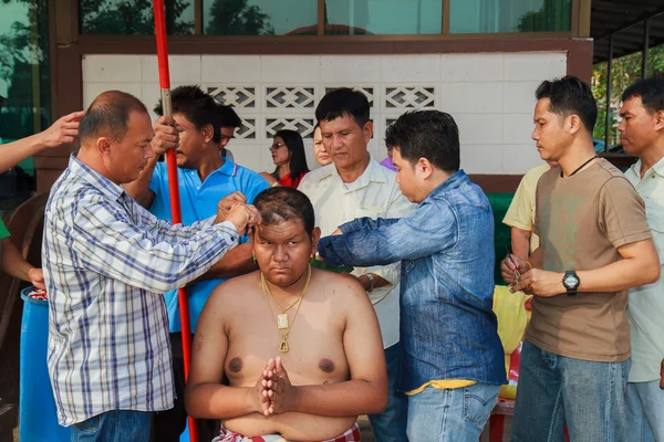 Bangkok March 1: a series of initiation rites that have changed — Stock Photo, Image