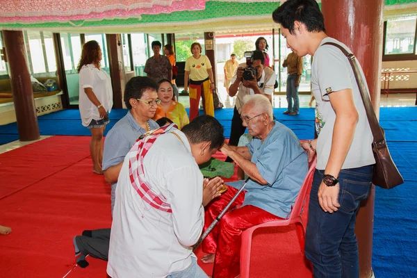 Bangkok March 1: a series of initiation rites that have changed — Stock Photo, Image