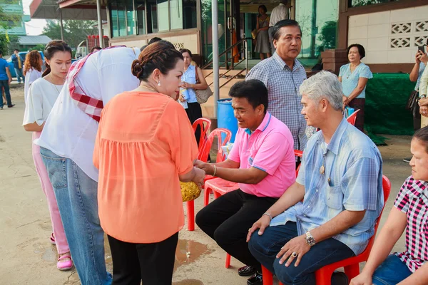 Bangkok March 1: a series of initiation rites that have changed — Stock Photo, Image