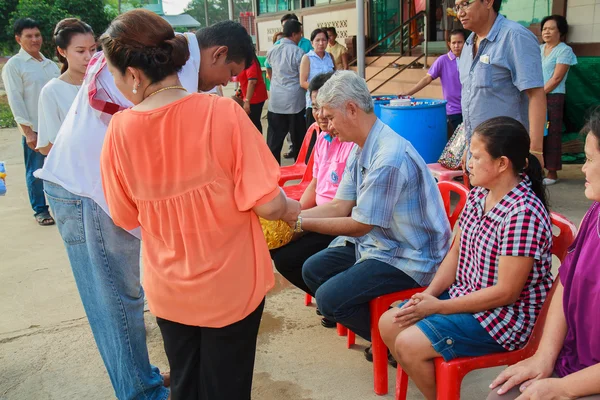 Bangkok March 1: a series of initiation rites that have changed — Stock Photo, Image