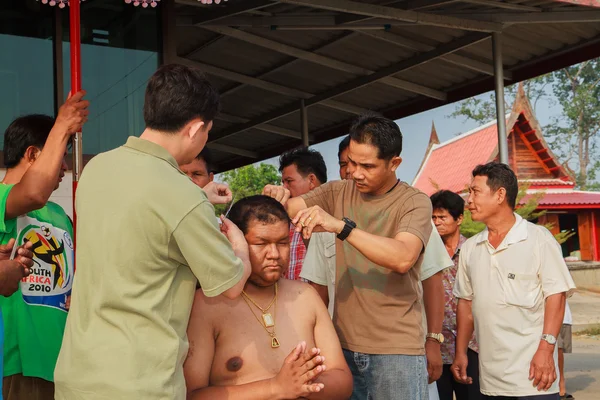 Bangkok March 1: a series of initiation rites that have changed — Stock Photo, Image