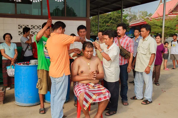 Bangkok March 1: a series of initiation rites that have changed — Stock Photo, Image