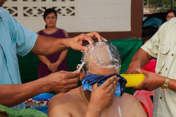 Bangkok 1 maart: een reeks van initiatieriten die zijn gewijzigd — Stockfoto