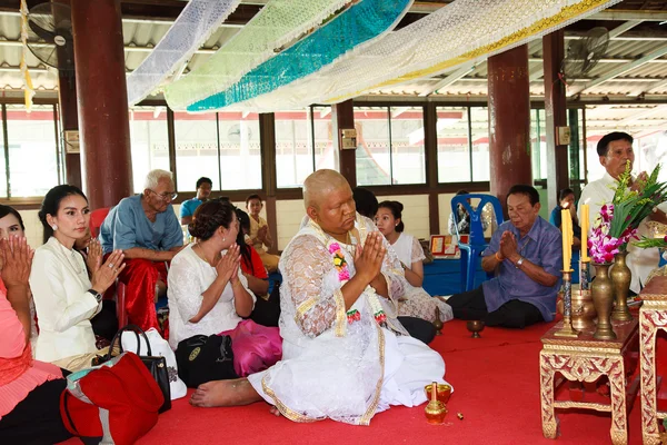 Bangkok 1. marts: en række indvielsesritualer, der har ændret sig - Stock-foto