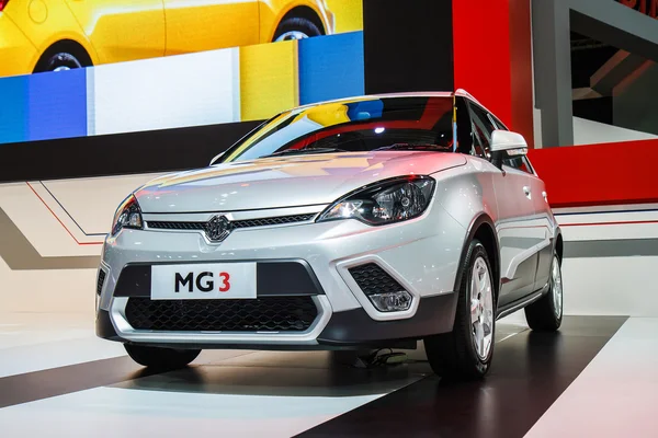 Bangkok, Thailandia - 4 aprile 2015: MG3 car show in 36 Bangkok I — Foto Stock