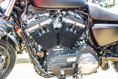 Bangkok, Tayland - 4 Nisan 2015: Harley Davidson araba gösterir 