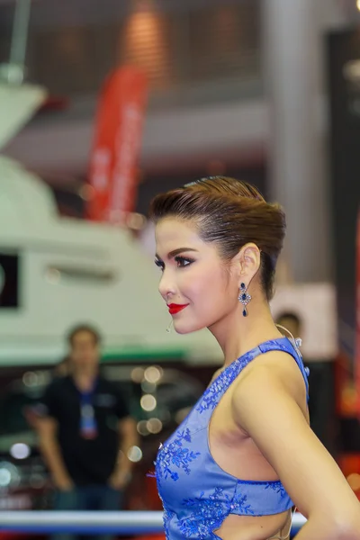 Bangkok, Tayland - 4 Nisan 2015: Subaru booth sunum şeytanlar — Stok fotoğraf