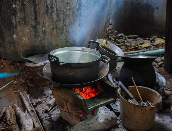 Kitchen in rural Thailand — Stock Photo, Image