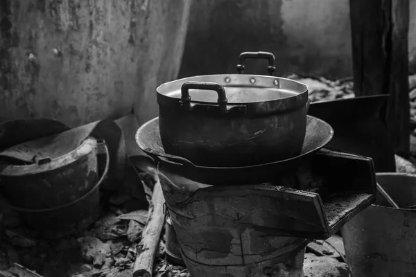 Kitchen in rural Thailand — Stock Photo, Image