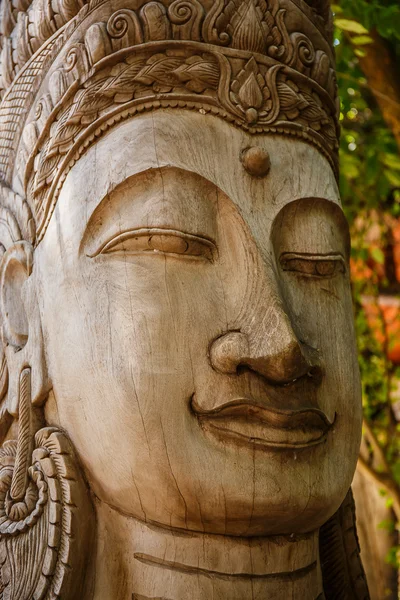 Cambodja houtsnijwerk kunst — Stockfoto
